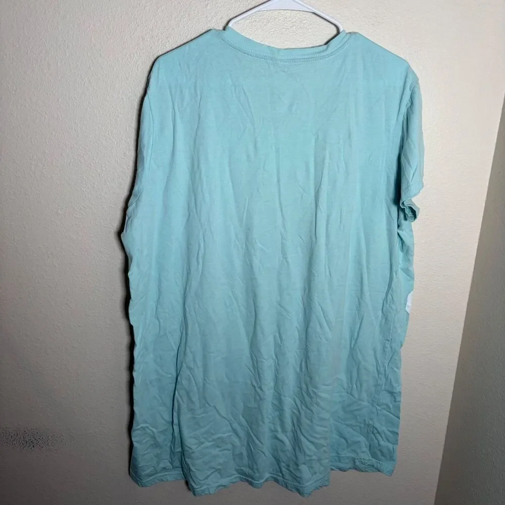 Disney Parks Up Sleep Shirt Women's XL Blue Short Sleeve House Top - Picture 4 of 7